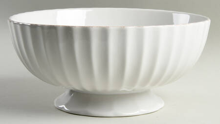 French Perle Scallop 10" Centerpiece/Console Bowl