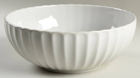 French Perle Scallop 10" Round Serving Bowl