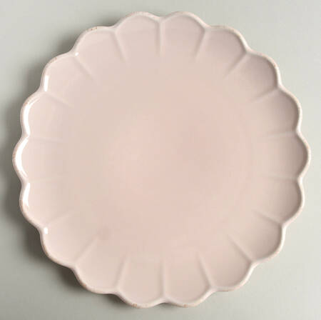 French Perle Scallop Accent Luncheon Plate