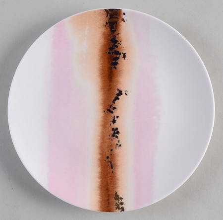 Watercolor Horizons Sand Tidbit Plate