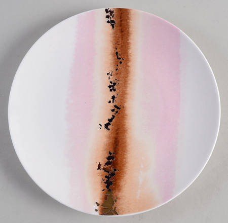 Watercolor Horizons Sand Tidbit Plate