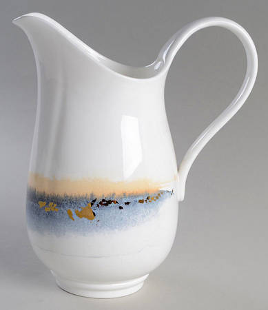 Watercolor Horizons Indigo 64 Oz Pitcher