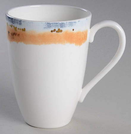 Watercolor Horizons Indigo Mug