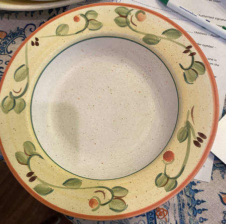 LV28 Rim Soup Bowl