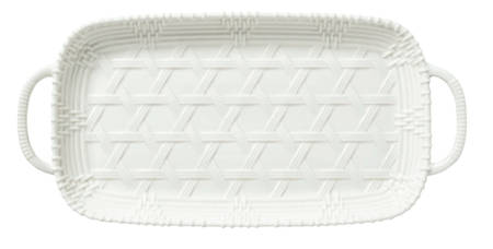 Wicker Creek 17" Rectangular Handled Tray