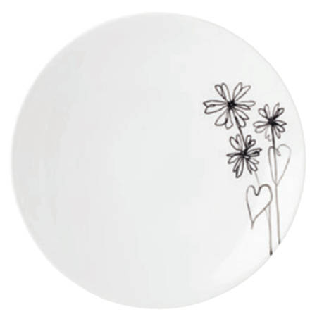 Garden Doodle Dinner Plate