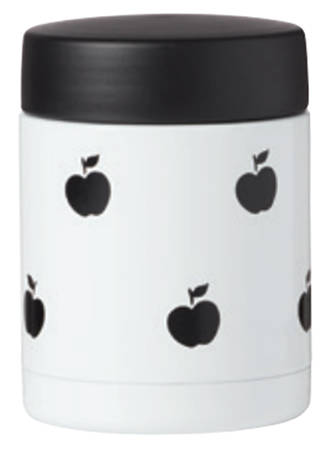 Apple Toss Small Metal Insulated Food Container