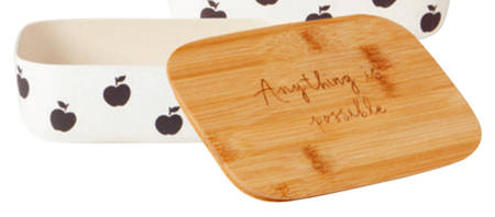 Apple Toss Bamboo Bento/Lunch Box & Lid