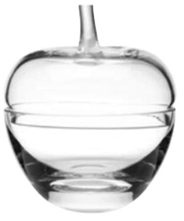 A Charmed Life Glassware Apple Shape Box