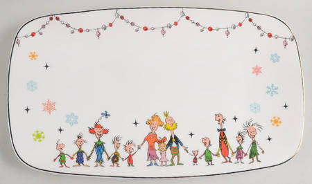 Merry Grinchmas 14" Rectangular Tray