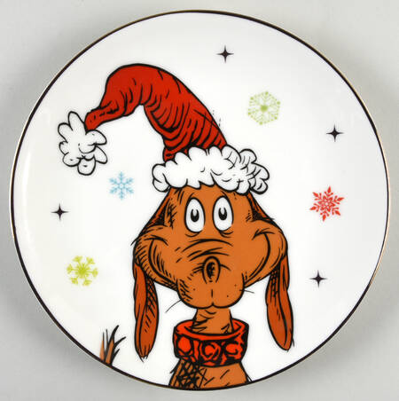 Merry Grinchmas Accent Salad Plate