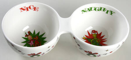 Merry Grinchmas Double Dip Bowl