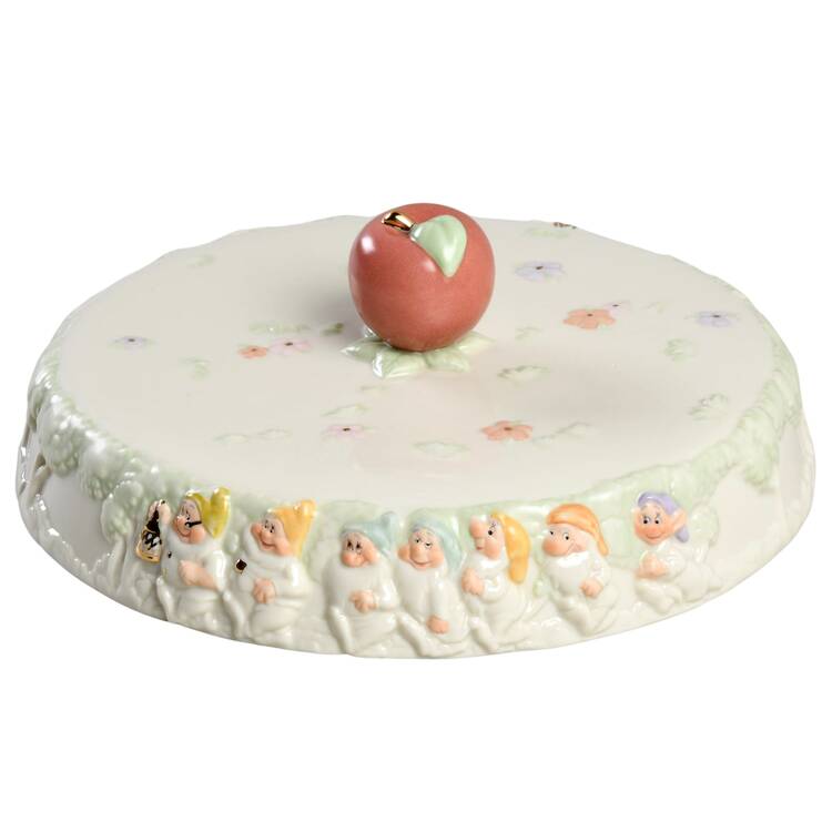 Snow White Ceramic Lid for Pie Plate