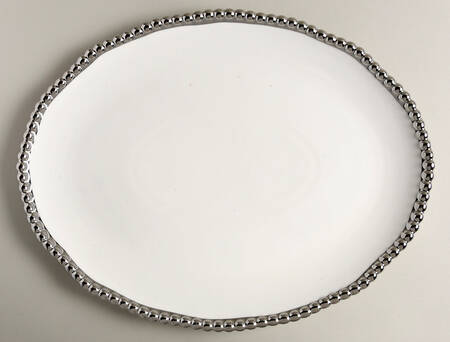 L6P2 14" Oval Serving Platter by La Pinetina
