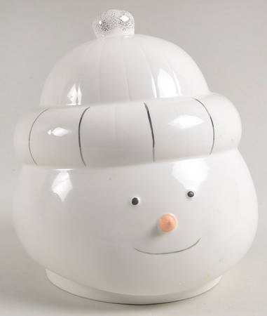 Snowman Lid for Figural Cookie Jar