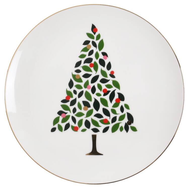 Evergreen Accent Salad Plate