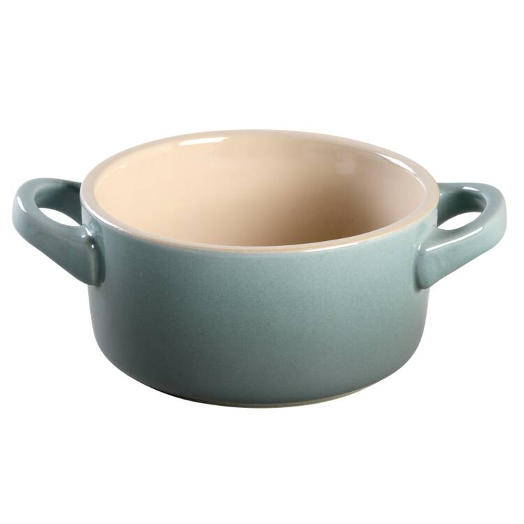Sea Salt 8 Oz Mini Round Cocotte No Lid