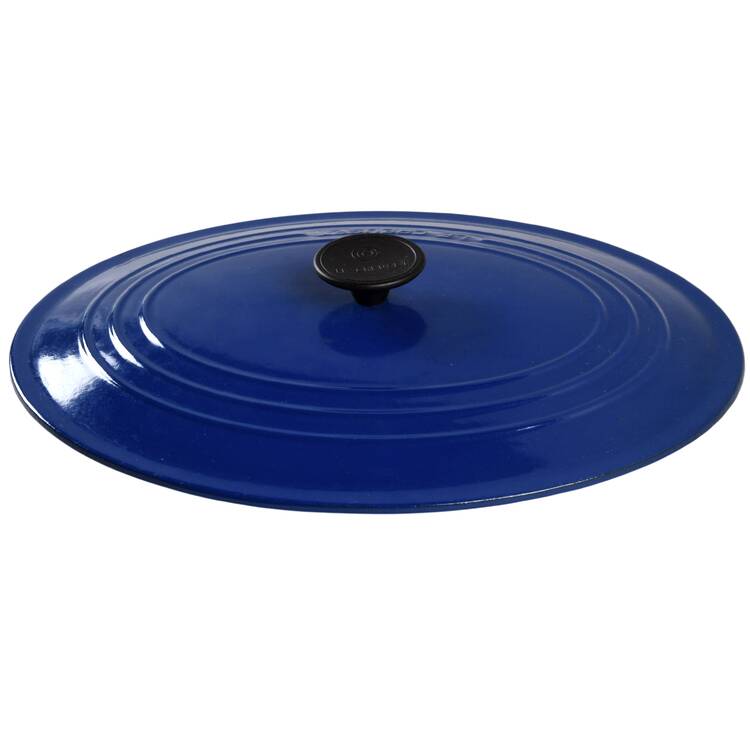 Heritage Blue Lid for 9.5 Qt Cast Iron Oval Dutch Oven