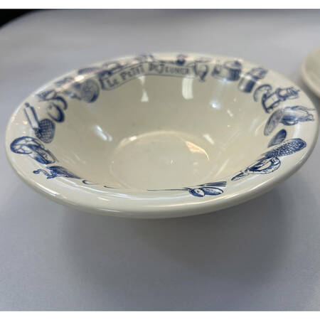 Le Petit Dejeuner Blue Coupe Cereal Bowl
