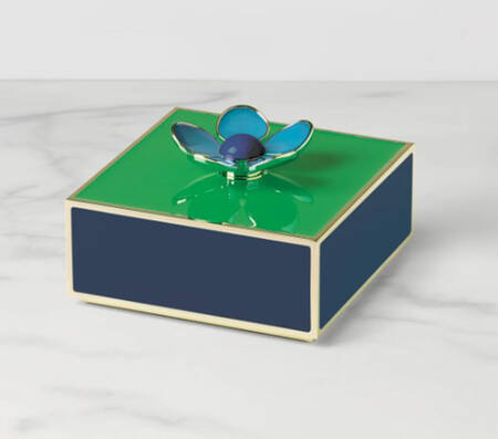 Make It Pop Square Enamelware Box & Lid