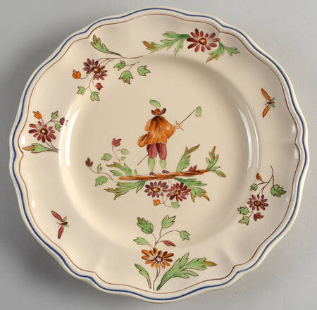 Moustiers Dinner Plate