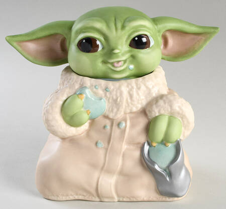 Star Wars Grogu Figural Cookie Jar & Lid