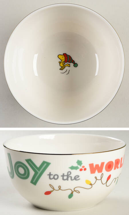 Snoopy Christmas 6" All Purpose Bowl