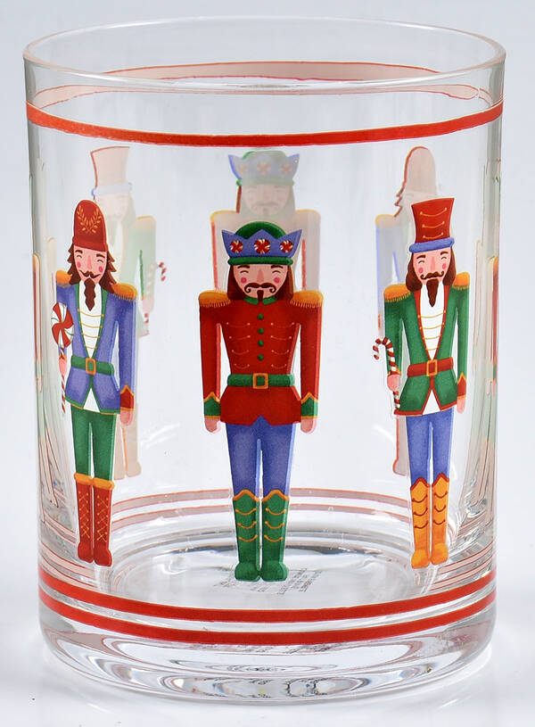 Nutcracker Glassware Double Old Fashioned