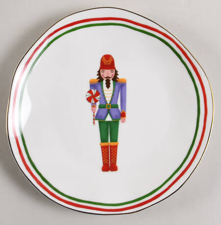 Nutcracker Salad/Dessert Plate