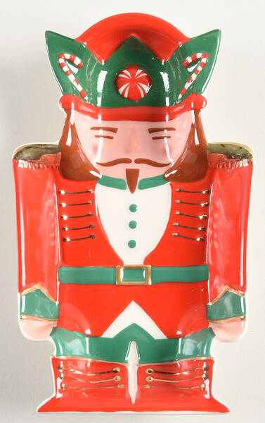Nutcracker Figural Open Candy Dish