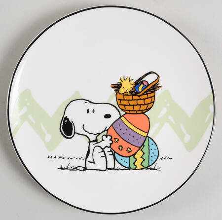 Snoopy Easter Salad/Dessert Plate