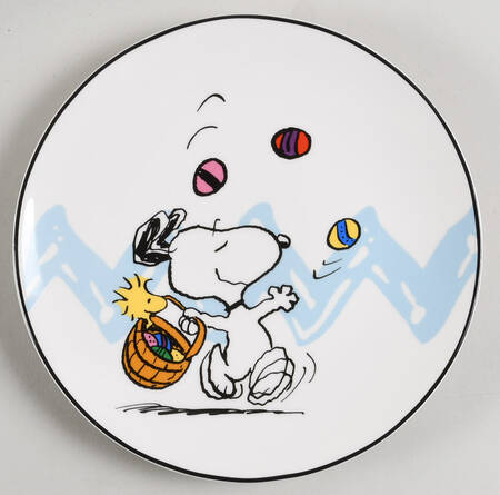 Snoopy Easter Salad/Dessert Plate