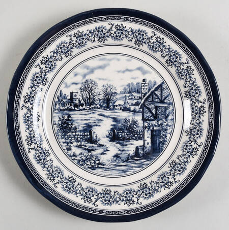 Halcyon Blue Salad Plate