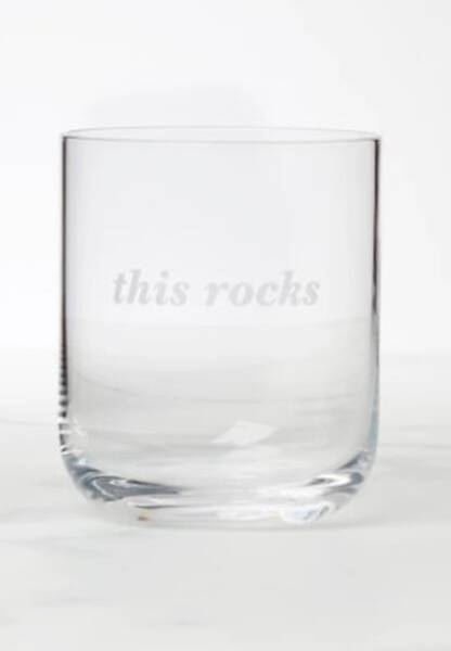 Two of a Kind Glassware Double Old Fashioned
