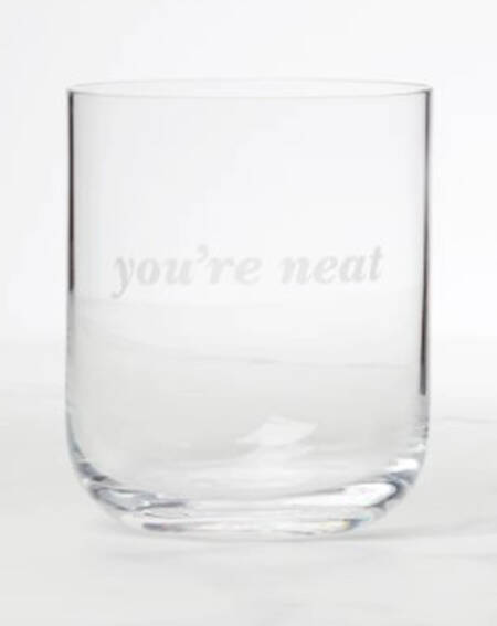 Two of a Kind Glassware Double Old Fashioned
