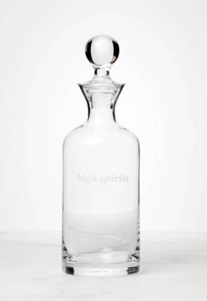 Two of a Kind Glassware Decanter