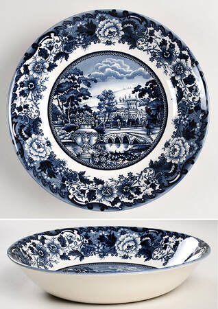 Belmont Dark Blue Individual Dinner Bowl