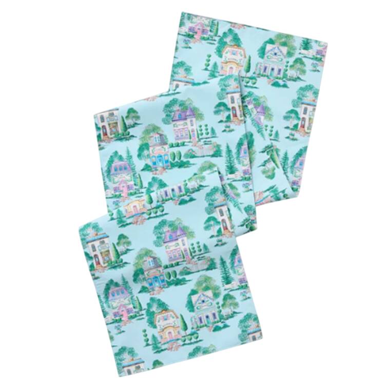 Lenox Village (2nd Edition) 14" X 70" Cloth Table Runner