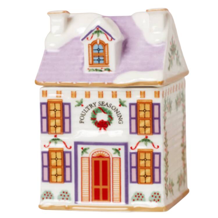 Lenox Village (2nd Edition) Poultry Seasoning Spice Jar & Lid