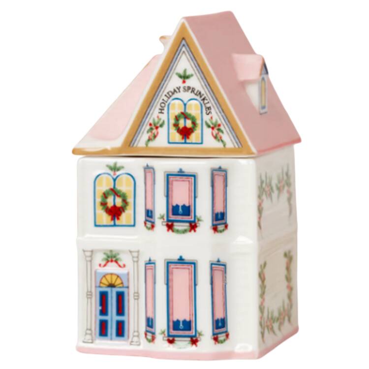Lenox Village (2nd Edition) Holiday Sprinkles Spice Jar & Lid