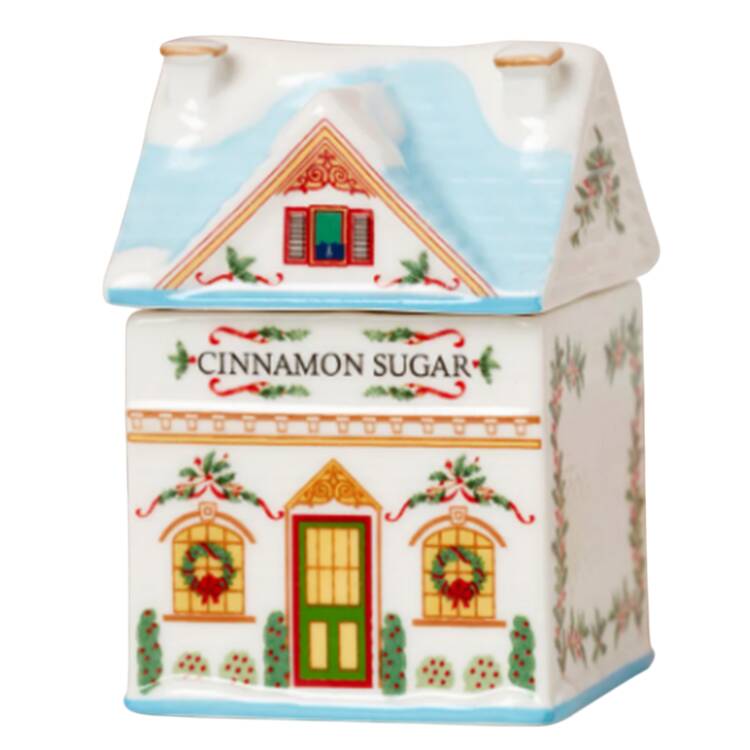 Lenox Village (2nd Edition) Cinnamon Sugar Spice Jar & Lid