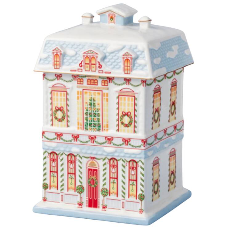 Lenox Village (2nd Edition) House Cookie Jar & Lid