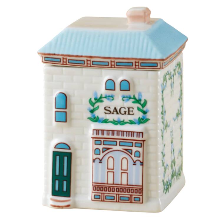 Lenox Village (2nd Edition) Sage Spice Jar & Lid