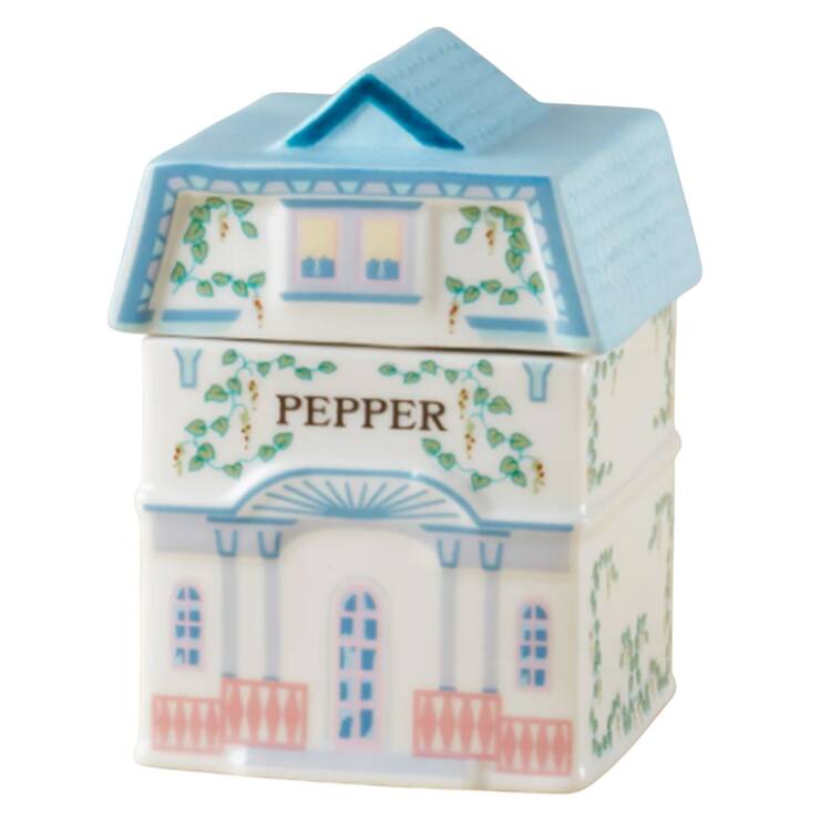Lenox Village (2nd Edition) Spice Jar & Lid-Pepper