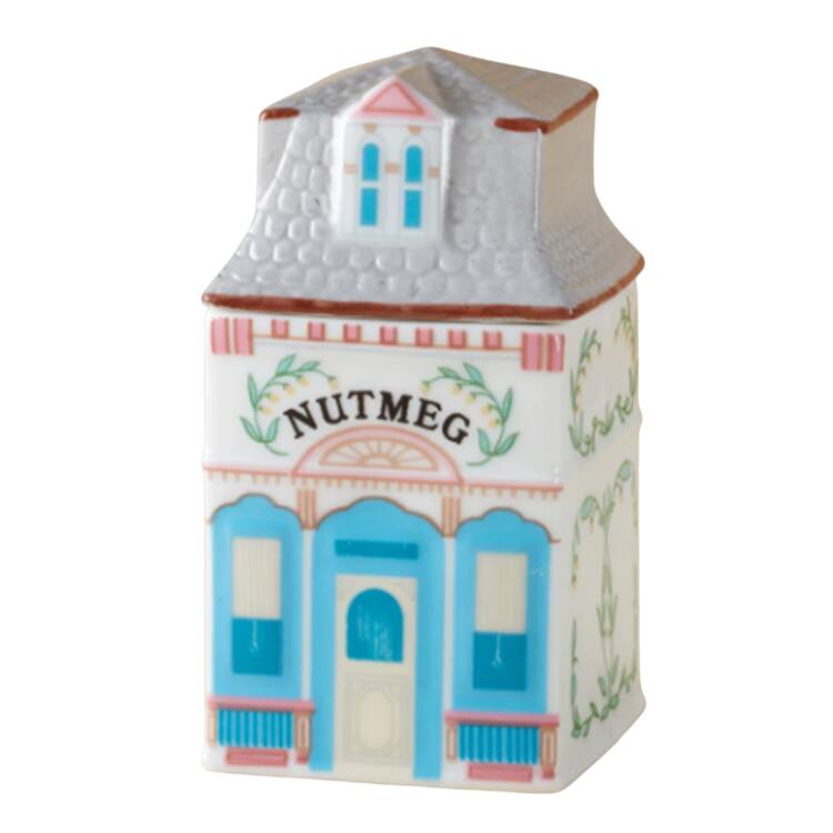 Lenox Village (2nd Edition) Nutmet Spice Jar & Lid