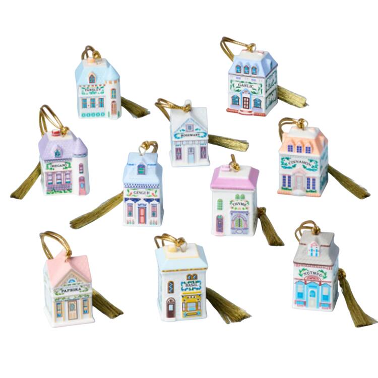 Lenox Village (2nd Edition) Mini Ornament - Set of 10 Motifs