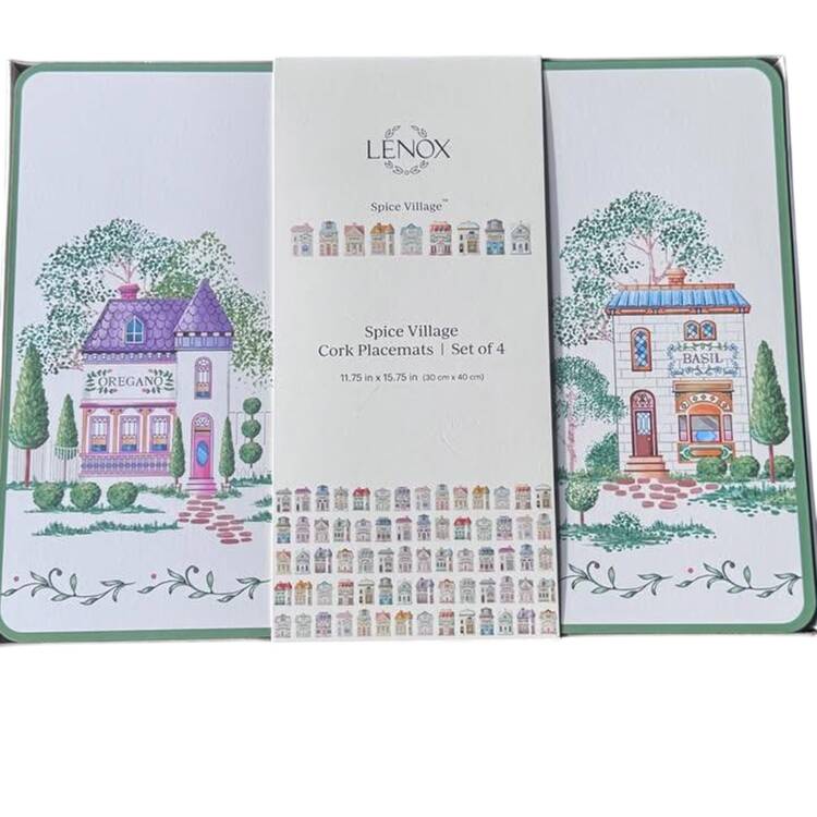 Lenox Village (2nd Edition) Corkboard Placemat - Set of 4