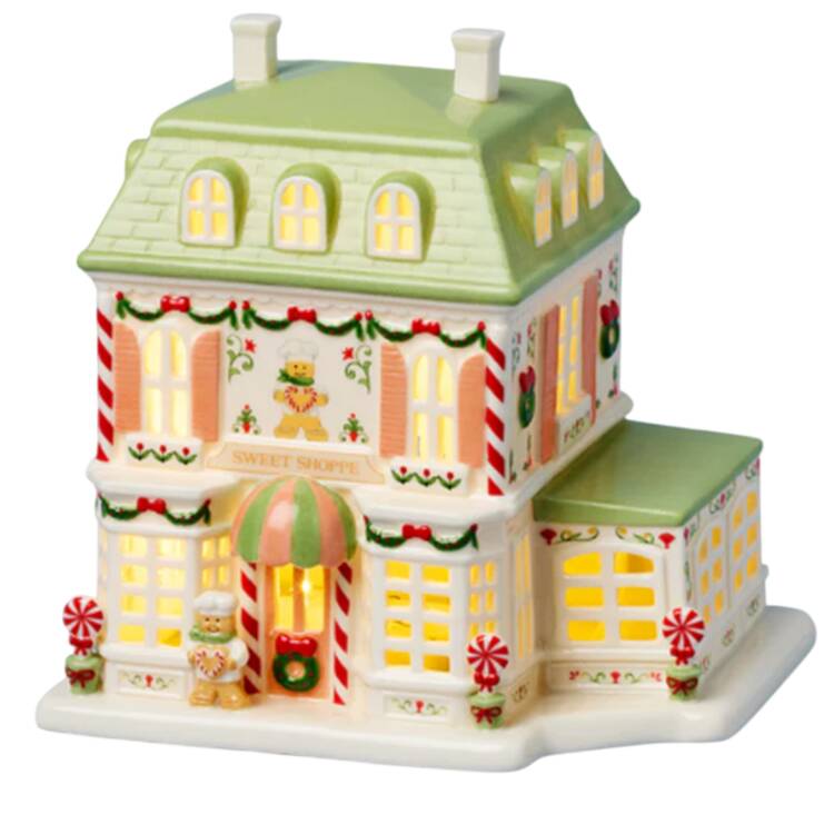 Lenox Village (2nd Edition) Battery Lighted Figural Sweet Shop