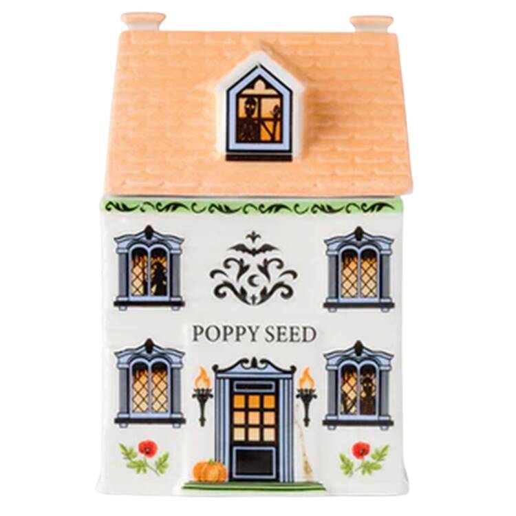 Lenox Village (2nd Edition) Poppy Seeds Spice Jar & Lid
