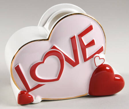 Snoopy Valentine's Day Figural Candy Jar No Lid
